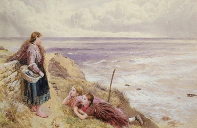 Auf den Klippen von Cullercoats